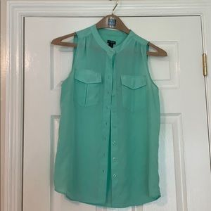 Button up J.Crew tank top